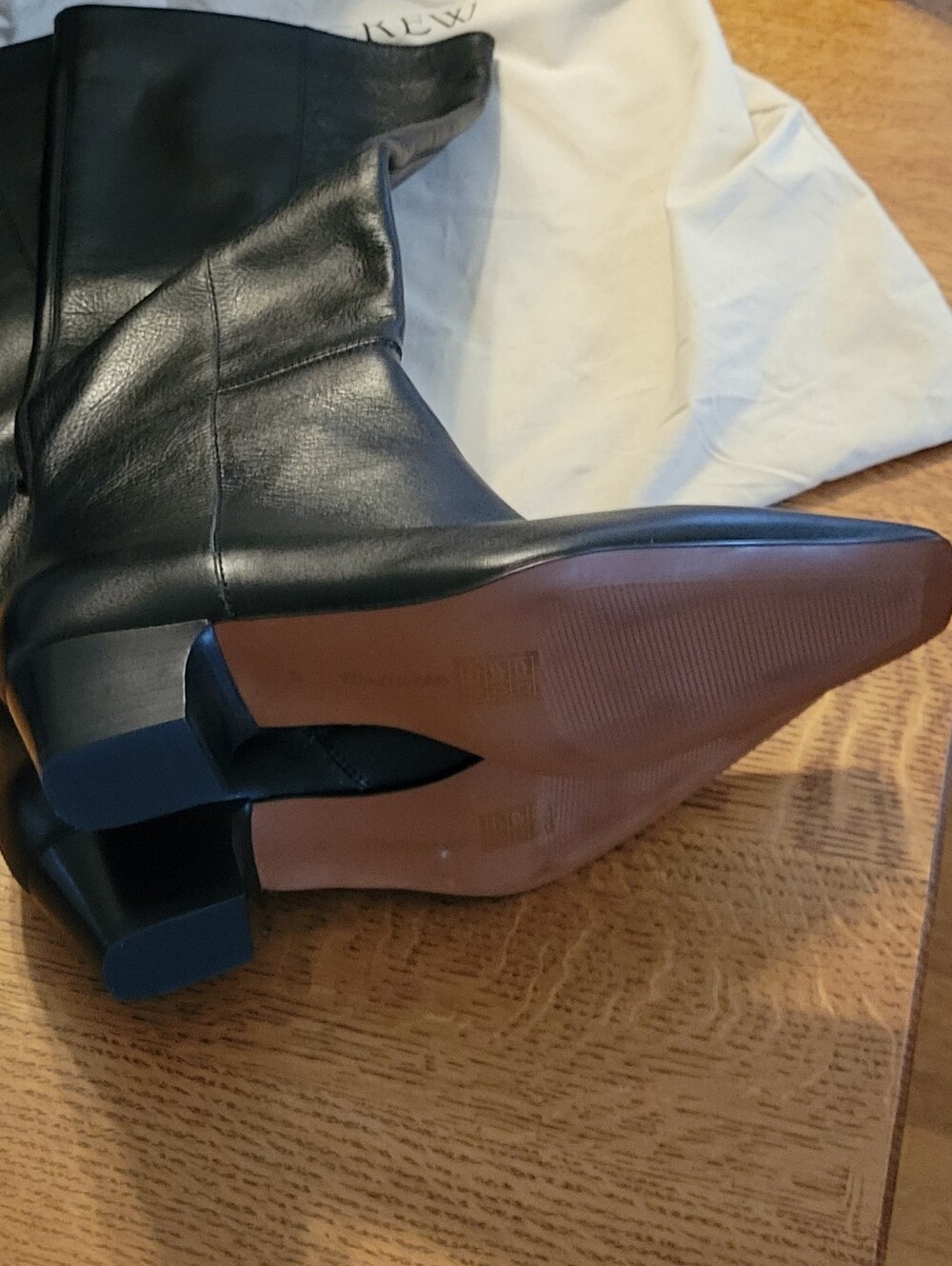 Madewell Lexie Tall Leather Boot - black - Picture 8 of 10
